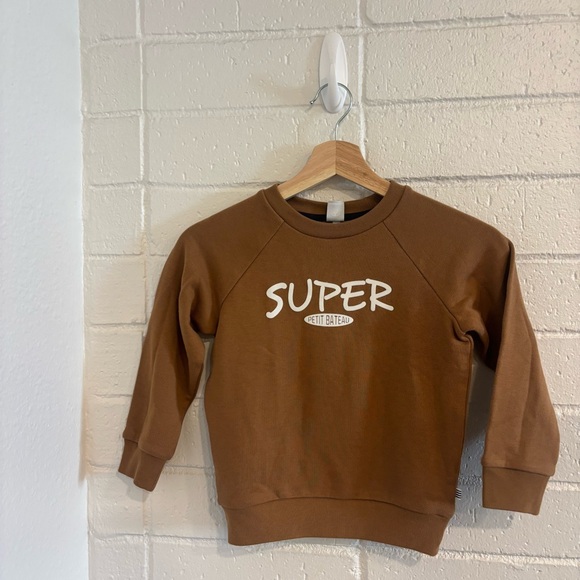 NWT Petit Bateau Super pullover in brown - Picture 1 of 4